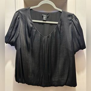 Sincerely Jules, black blouse size XL.